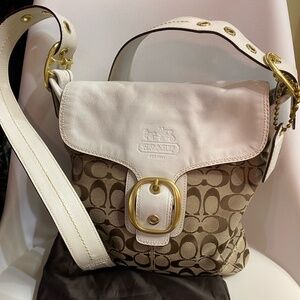 COACH Soho Leather and Canvas Messenger Bag. Excellent condition!